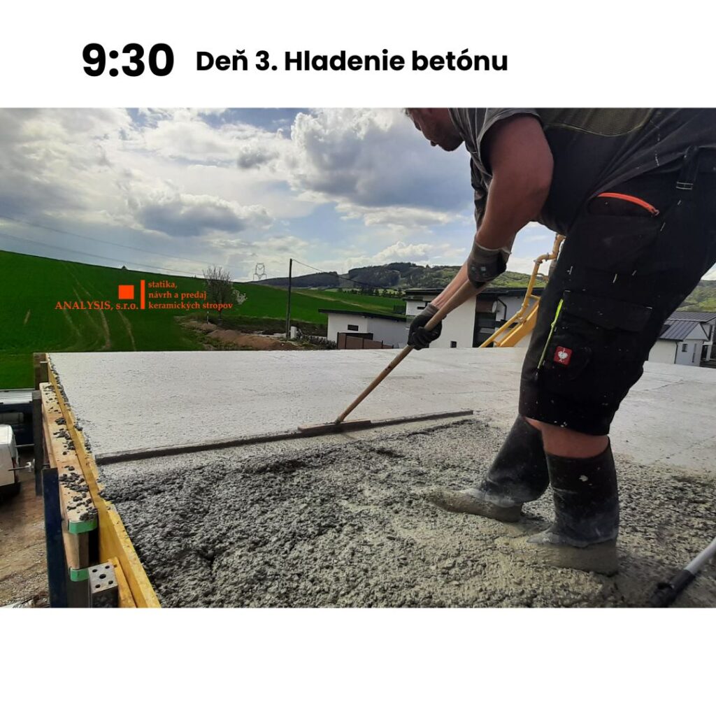 9. Hladenie betónu